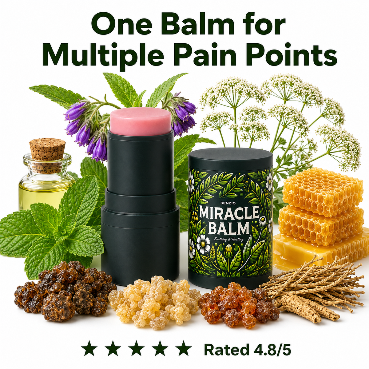 Senzio Miracle Balm -  Easy Apply Stick