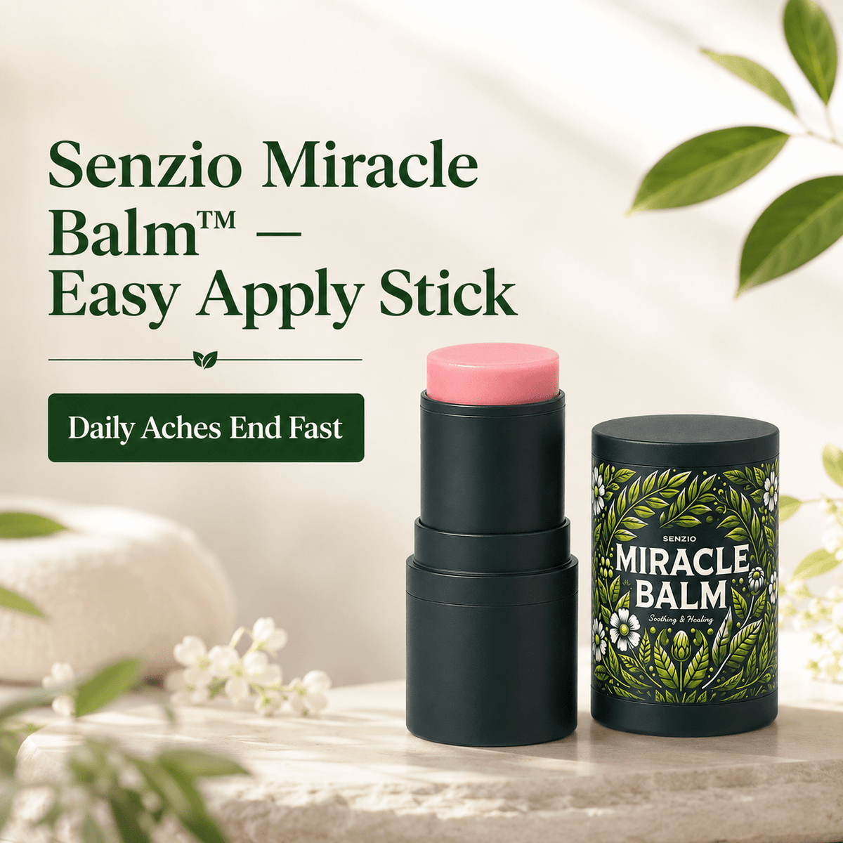 Senzio Miracle Balm -  Easy Apply Stick