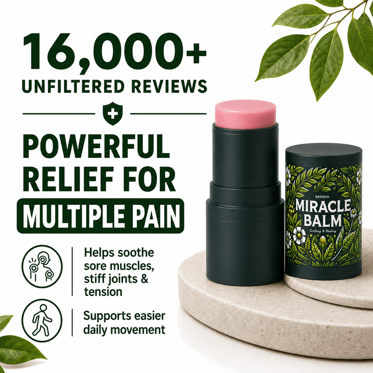 Senzio Miracle Balm -  Easy Apply Stick